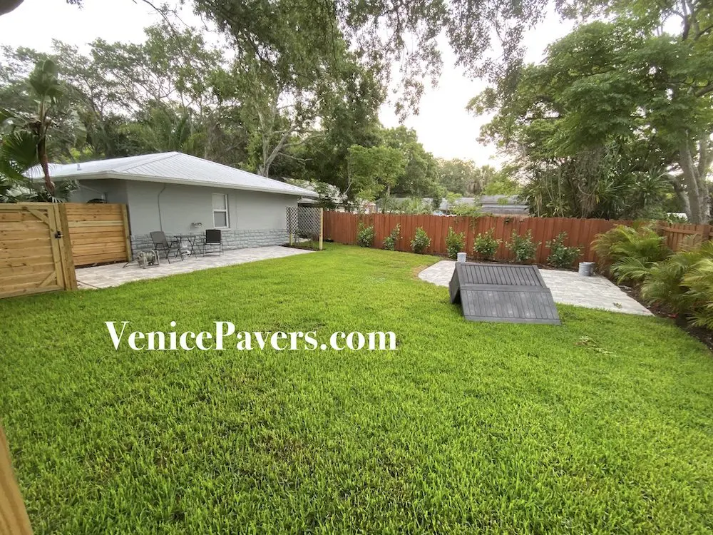 Backyard paver patios in Sarasota, FL